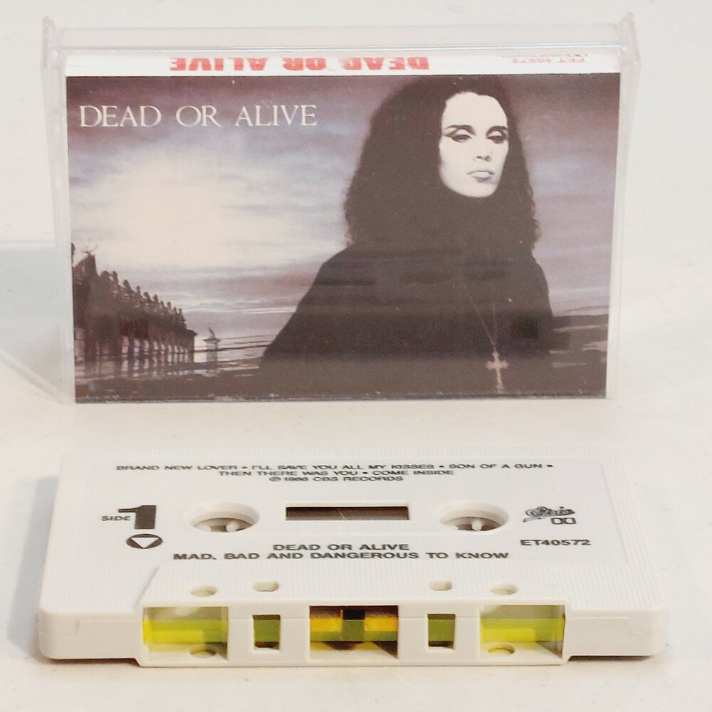 Dead or Alive ~ Mad, Bad, And Dangerous To Know (cassette,1986) tested and works